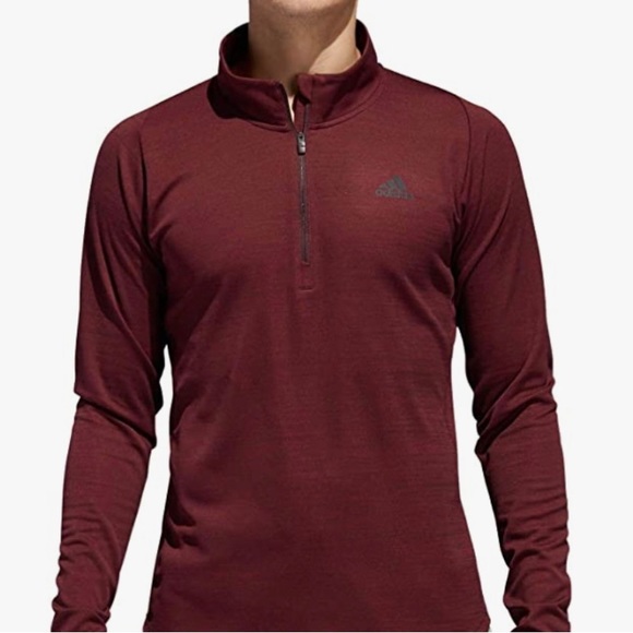 🦋4 for $20, or as marked. EUC- Adidas Climalite 1/4 Zip - Picture 1 of 6